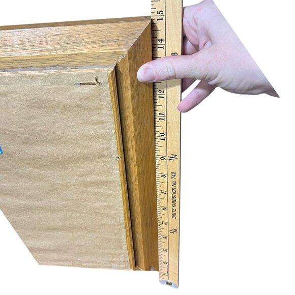 Fern Beckham Compassionate Christ Vintage Framed Print Religious Art 19x15 - Picture 6 of 6